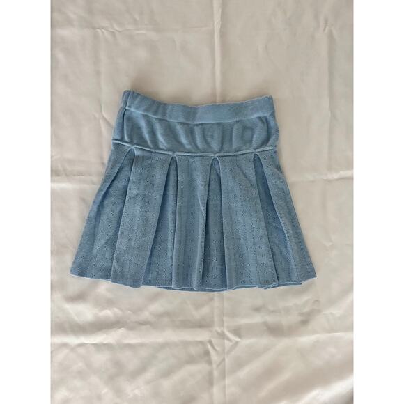 Hippie Rose Blue Pleated Skirt - Size M-NWOT - Picture 1 of 11